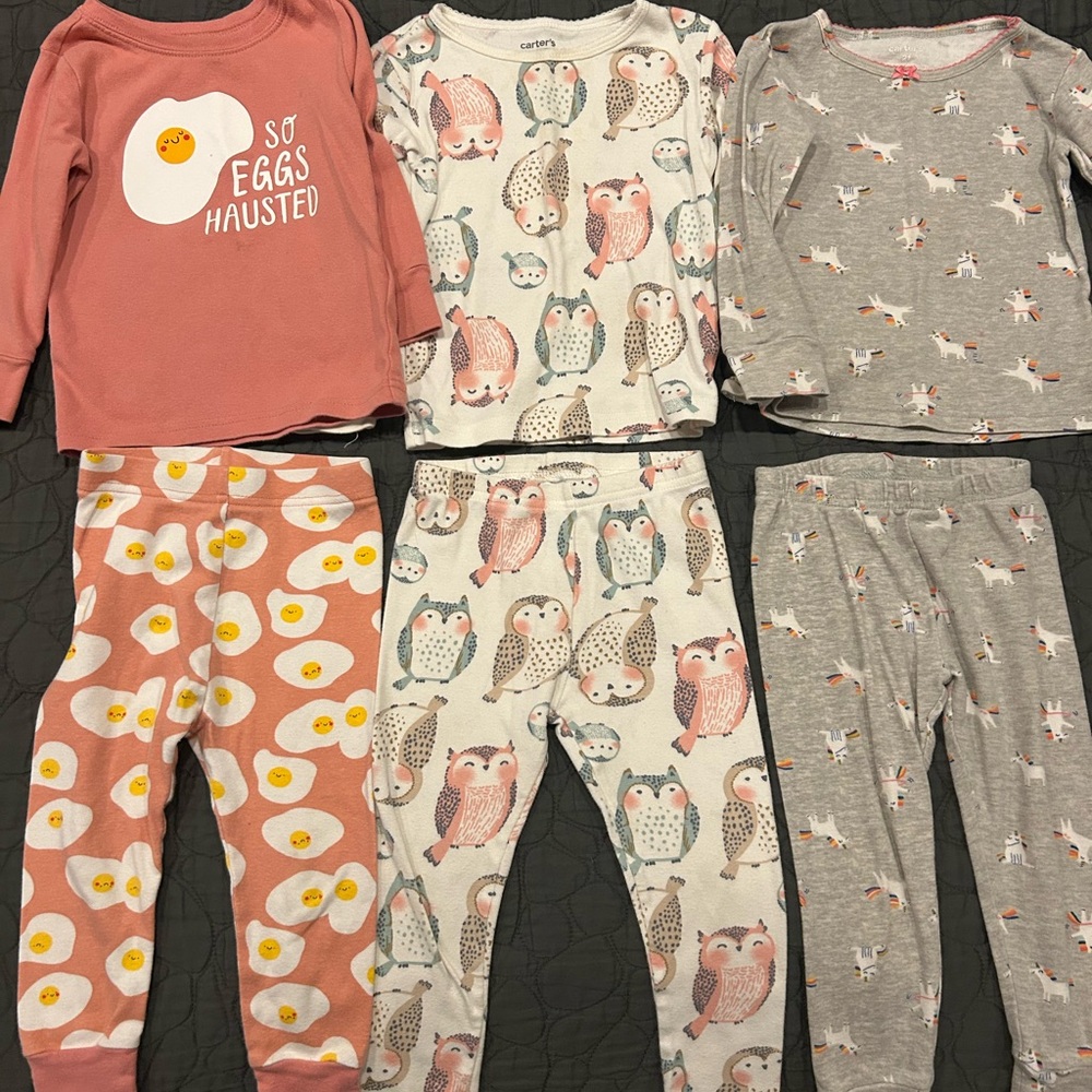 2T Pajamas -Set of 3
